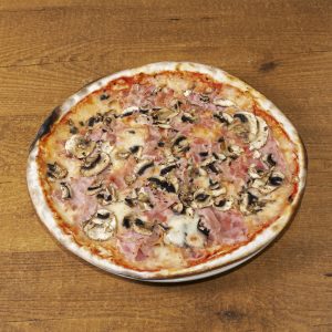 Jamon de york y champiñones