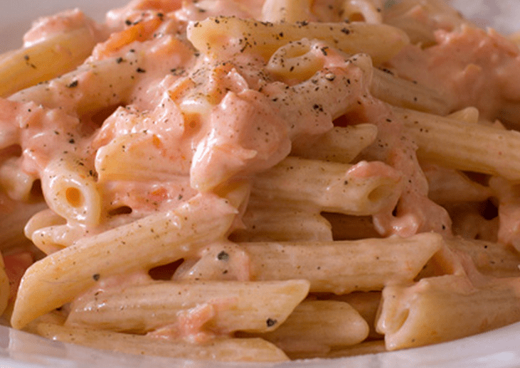 Maccheroni saumon