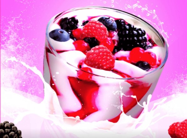 Coupe de fruits des bois