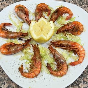 Gambes a la planxa